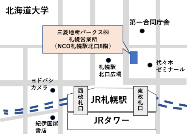 札幌営業所地図